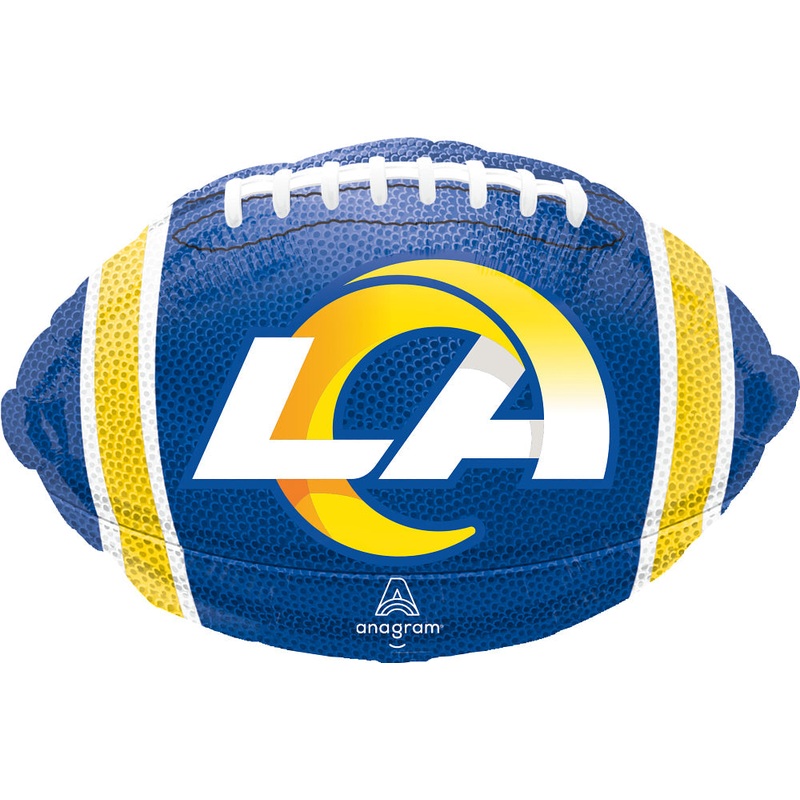 17" NFL Football Los Angeles Rams Foil Balloon