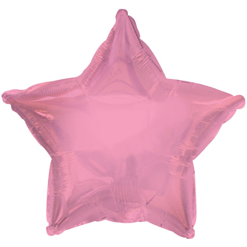 18" CTI Brand Pink Star Balloon