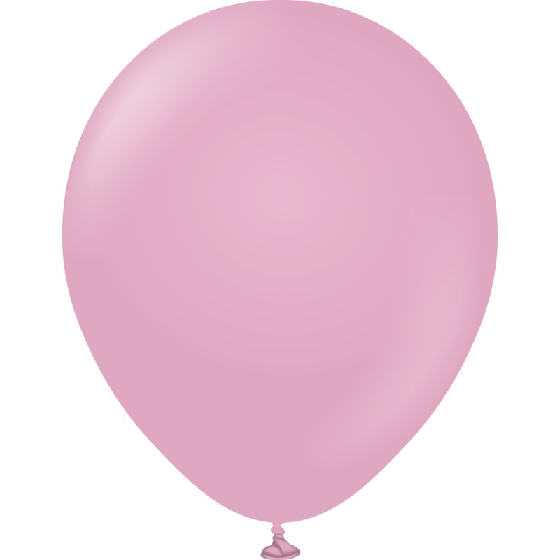 18" Kalisan Latex Balloons Retro Dusty Rose (25 Per Bag)