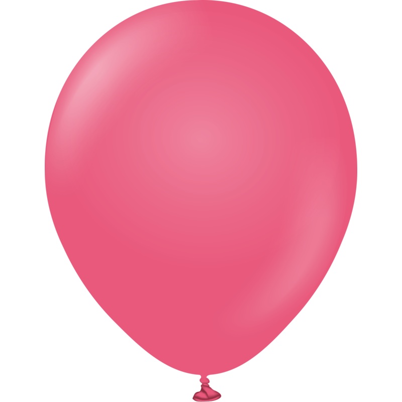 18" Kalisan Latex Balloons Standard Fuchsia (25 Per Bag)