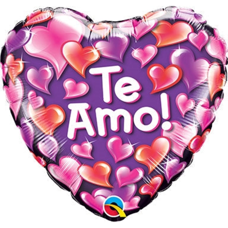 18" Te Amo! Heart Foil Balloon (Spanish)