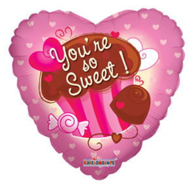 18" You're So Sweet Cupcake Balloon