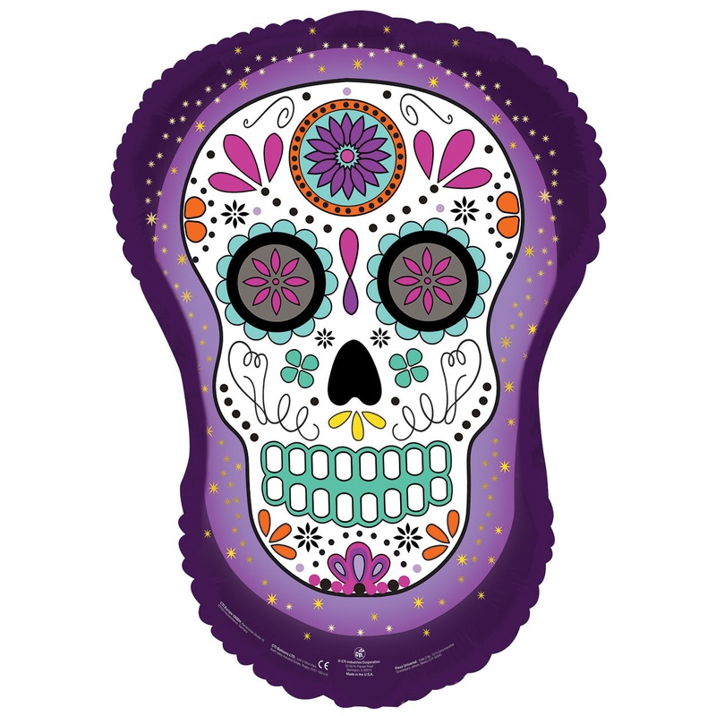 22" Skull Foil Balloon