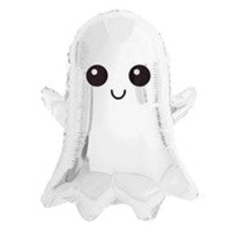 24" Boo La La Ghost Foil Balloon Brand Tuftex Latex Balloons