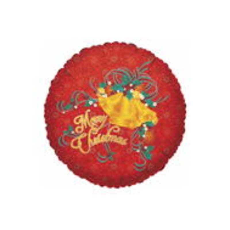 36" Merry Christmas Bells Balloon
