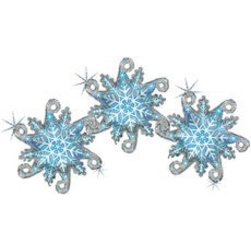 38" Linky Snowflake Balloon
