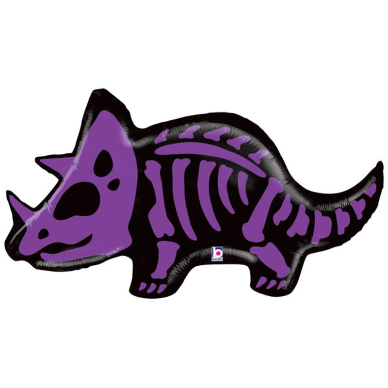 41" Foil Triceratops Dinosaur Foil Balloon