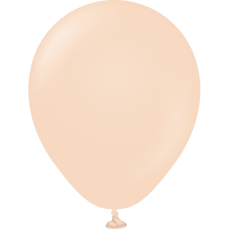 5" Kalisan Latex Balloons Standard Blush (50 Per Bag)