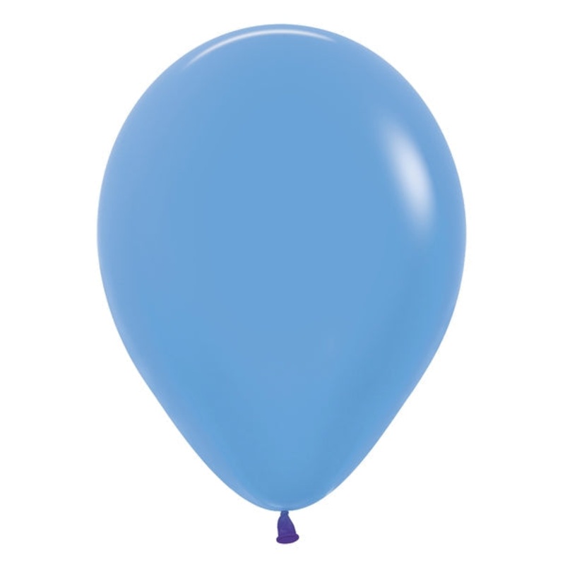 5" Latex Balloons (100 pieces/bag) Neon Blue
