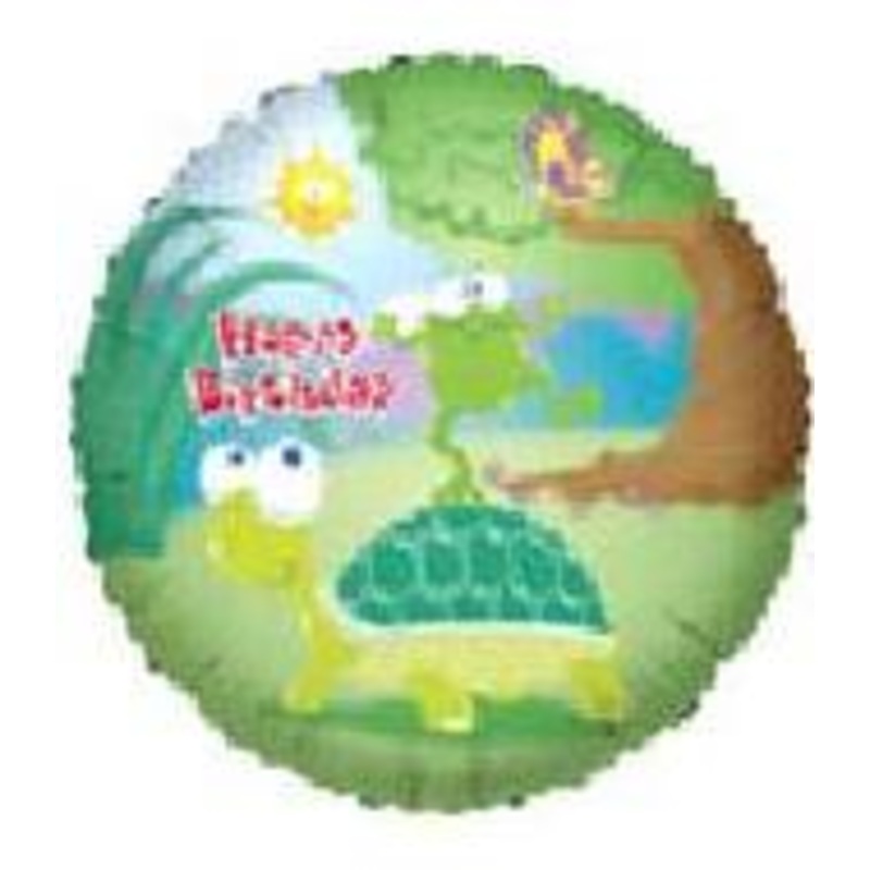 9" Airfill Only Pond Friends Feliz Cumple Balloon (Spanish)