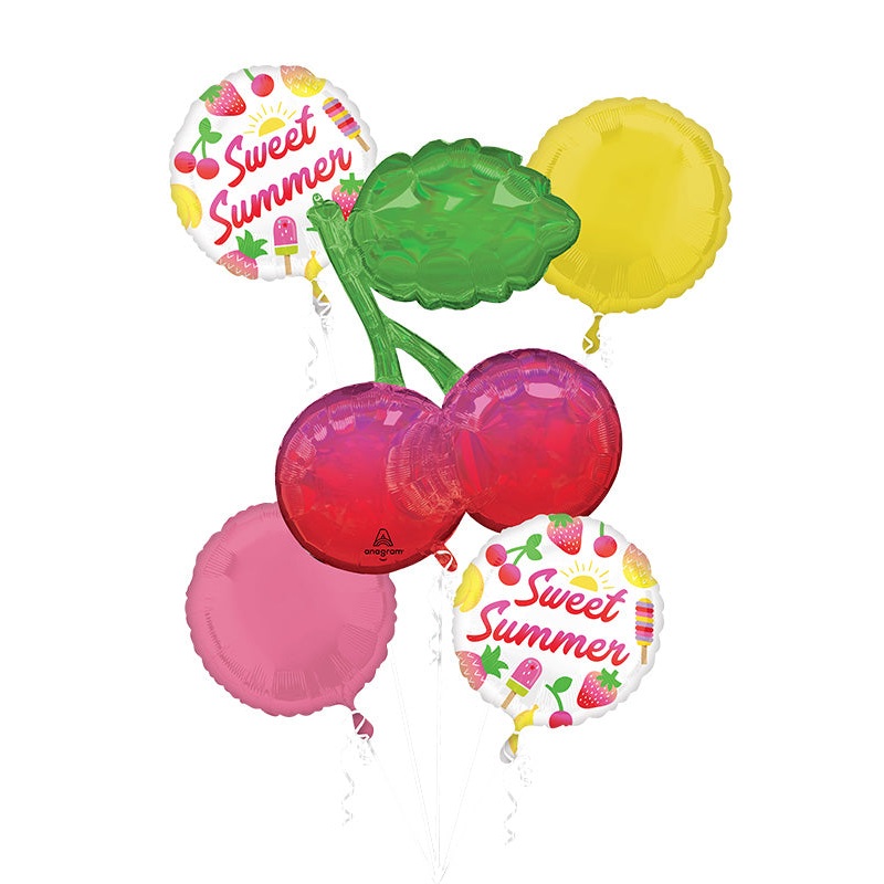 Bouquet Only Sweet Summer Fruity Mix Bouquet Foil Balloon