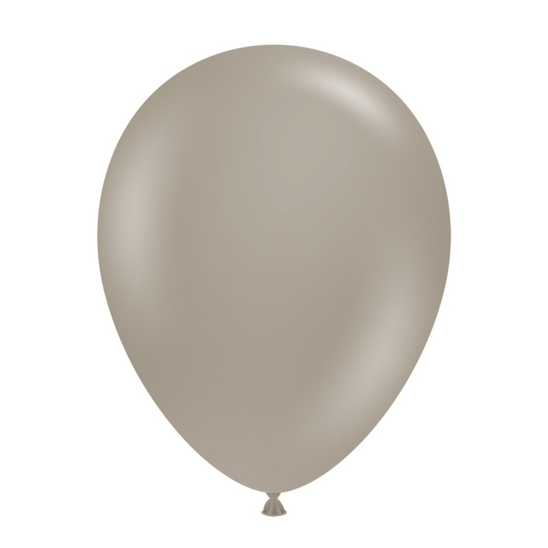 17" Tuftex Latex Balloons Designer Balloons (50 Per Bag) Malted Brown