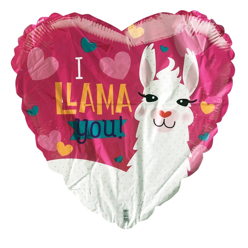 18" I Llama You Foil Balloon