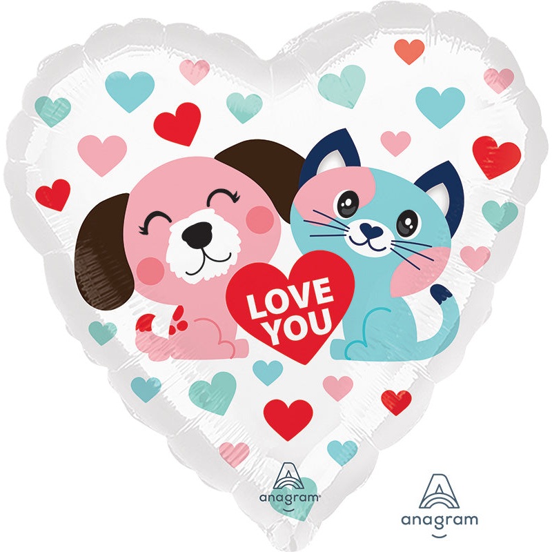 18" Pet Love Foil Balloon