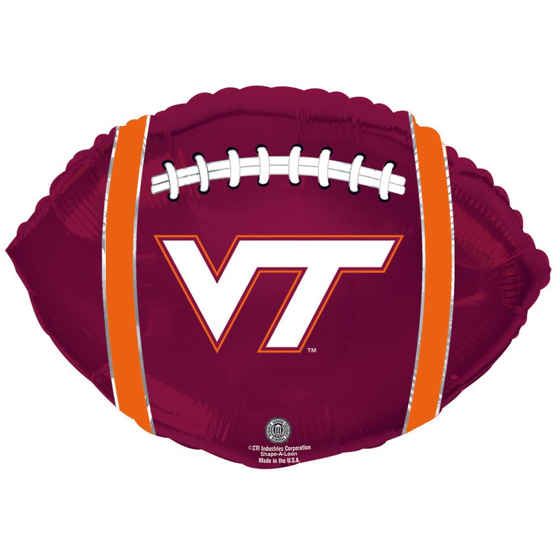 21" Virginia Tech Collegiate Football Balloon