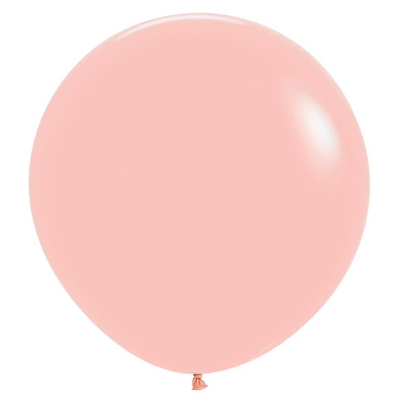 24" Sempertex Latex Balloons (3 Per Bag) Pastel Matte Melon