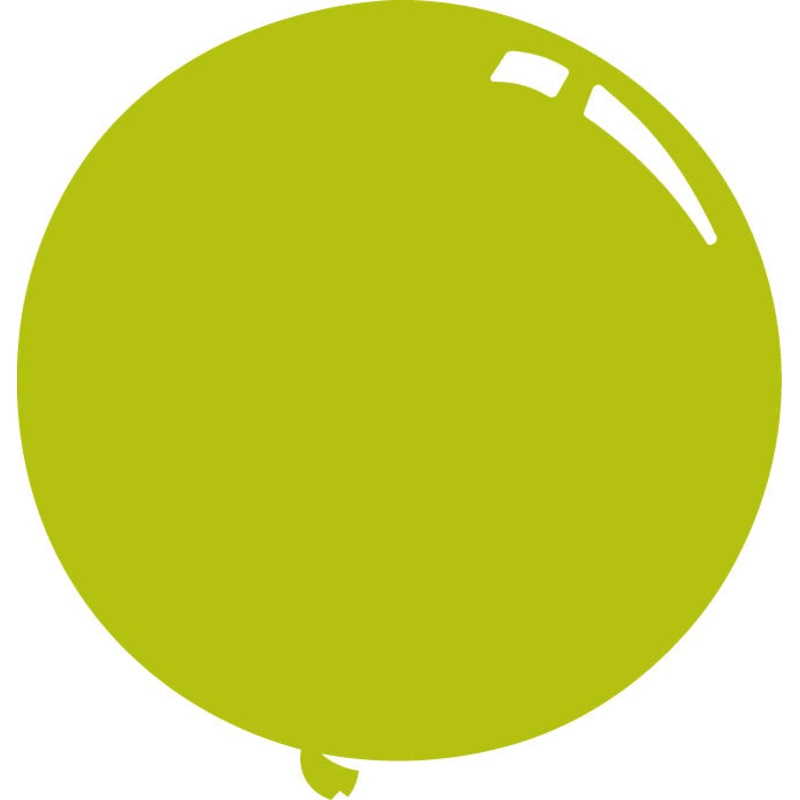 36" Deco Bright Lime Decomex Latex Balloons (5 Per Bag)