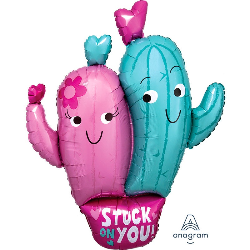 36" Stuck on You SuperShape Foil Balloon