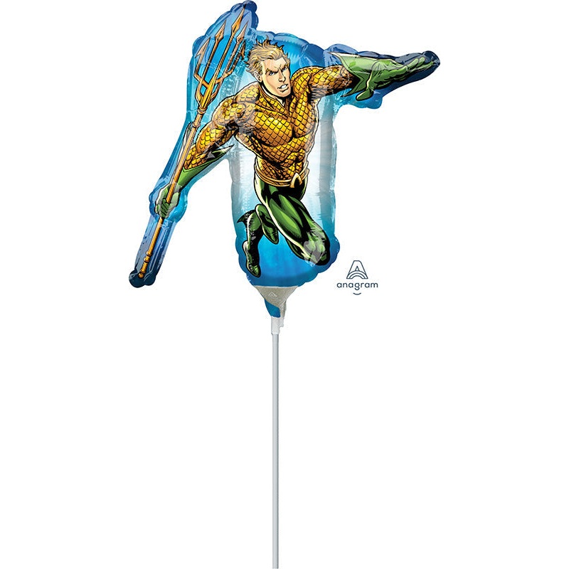 Airfill Only Aquaman Foil Balloon