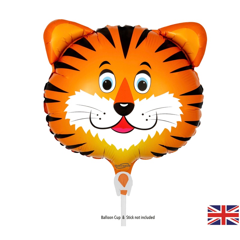 10" Airfill Only Oaktree Mini Shape Tiger Metallic Packaged