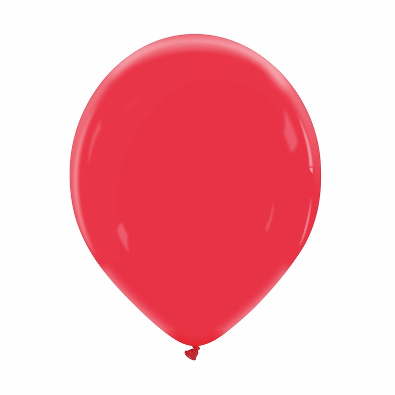 12" Cattex Premium Cherry red Latex Balloons (50 Per Bag)