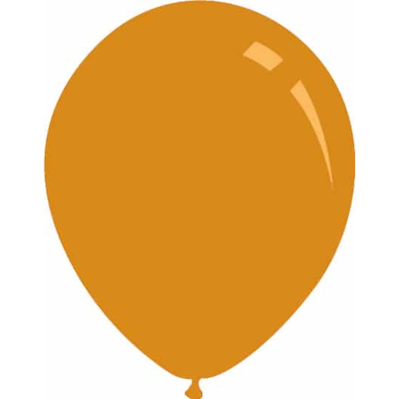 12" Deco Mocha Brown Decomex Latex Balloons (100 Per Bag)