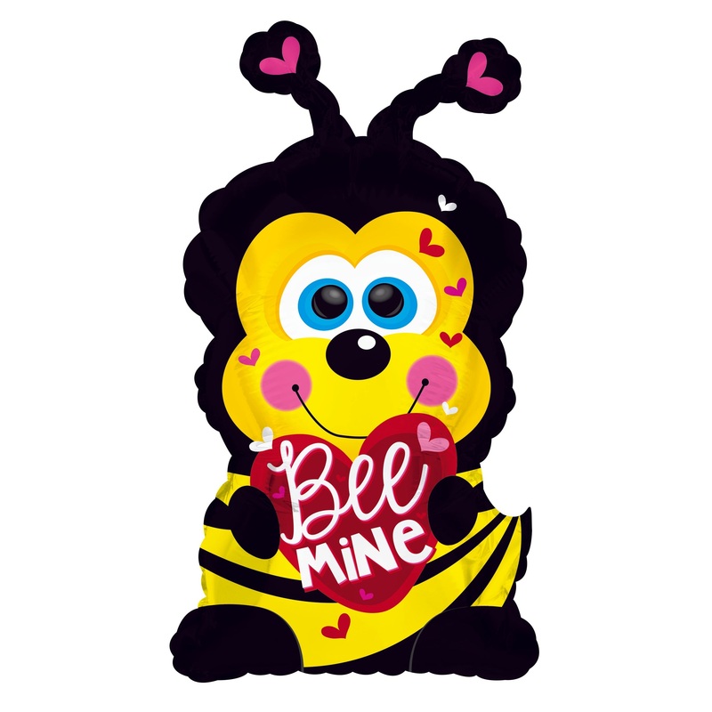 15" Airfill Only Bee Mine Buzzy the Bumble Bee Balloon