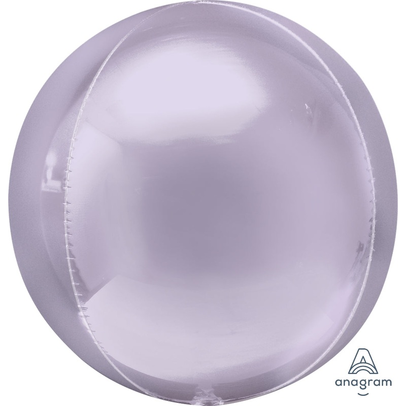 16" Orbz Pastel Lilac Foil Balloon