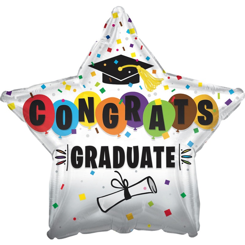 17" Congrats Graduate Balloons Foil Balloon