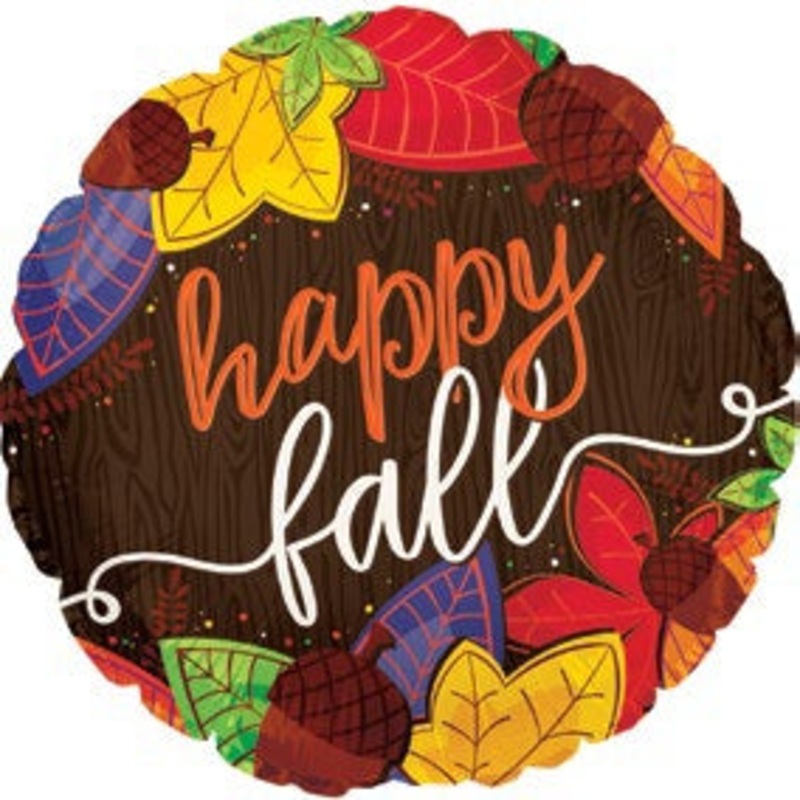 17" Happy Fall Balloon