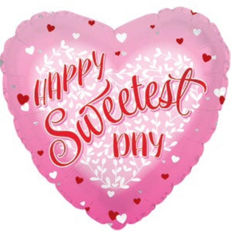 17" Happy Sweetest Day Balloon