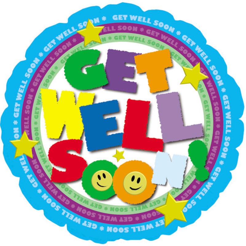 18" Get Well Type Balloon