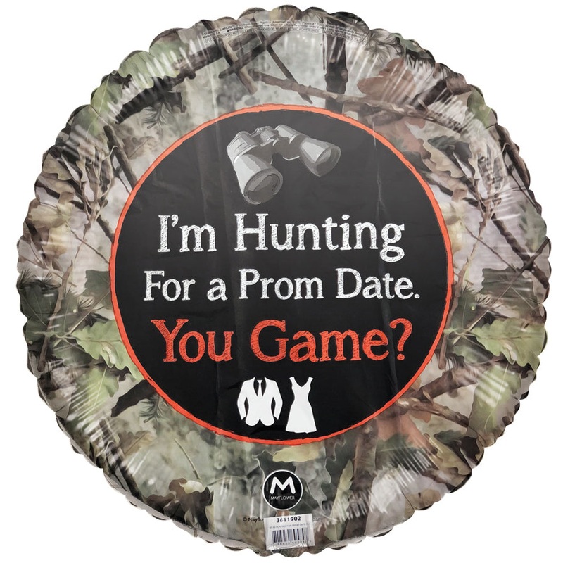 18" I'm Hunting for a Prom Date Foil Balloon