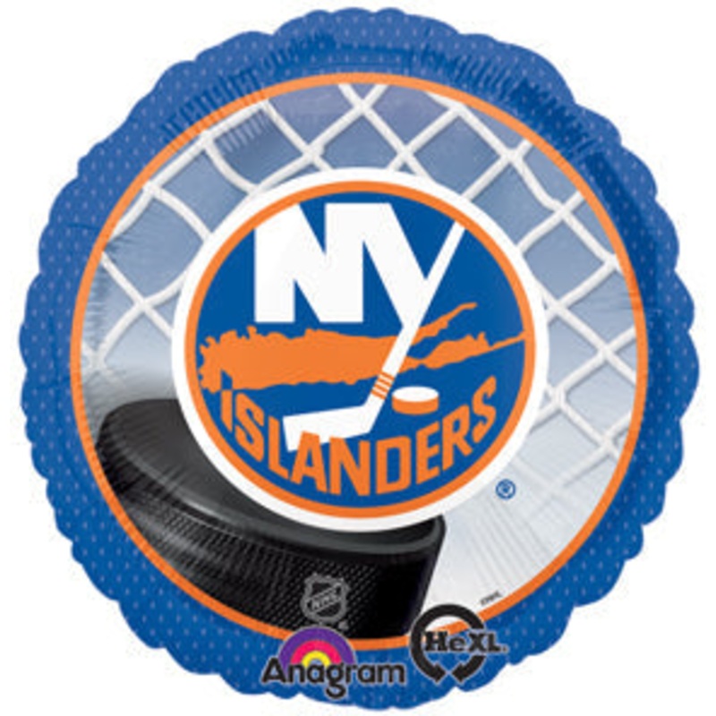 18" NHL Hockey New York Islanders Mylar Balloon