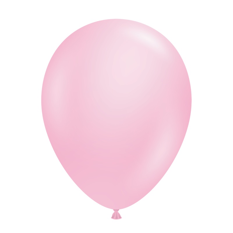 24" Baby Pink Tuftex Latex Balloons Designer Balloons (3 Per Bag)