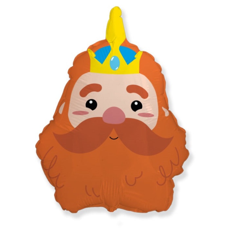 26" Gaspar Head (Three Wise Men) Foil Balloon