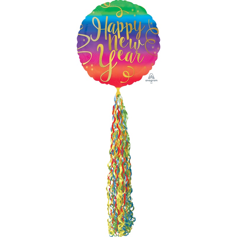 32" Airwalker Colorful New Year Balloon