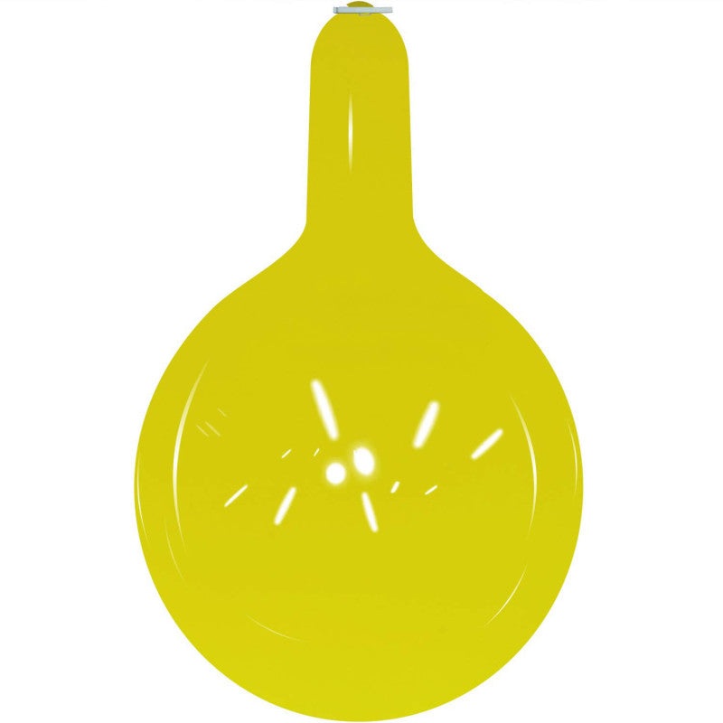 35" Longneck Cattex Brand Standard Yellow Latex Balloons