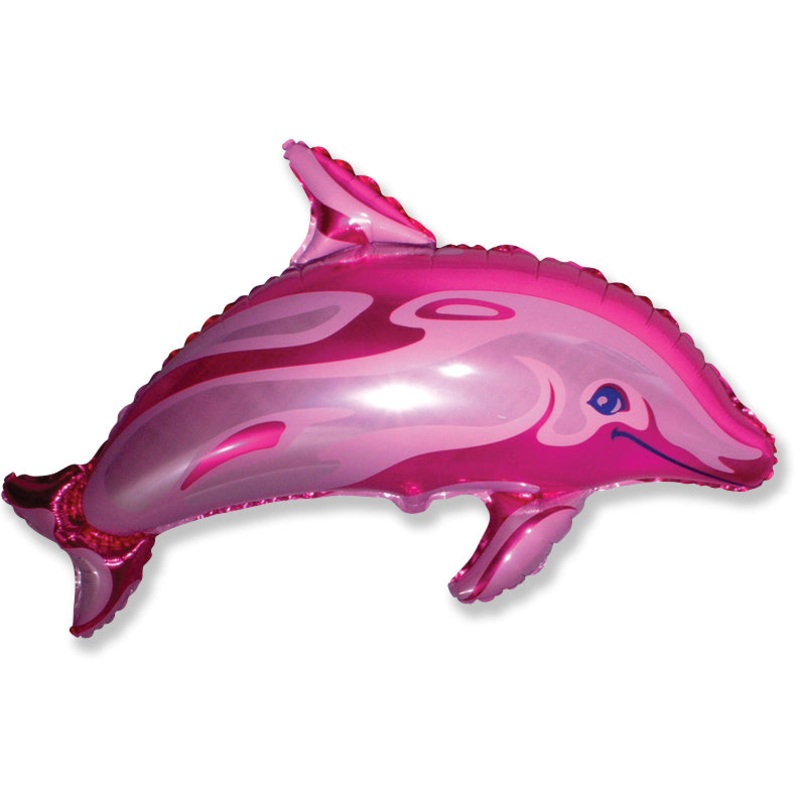 37" Dolphin Pink Balloon