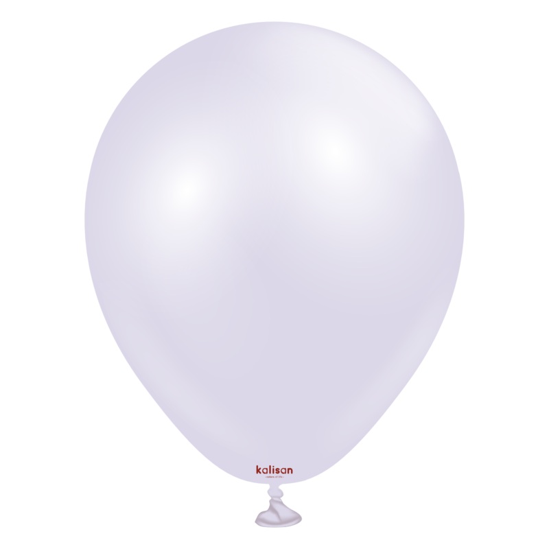 5" Kalisan Brand Latex Balloons Aura Lavender Fog (50 Per Bag)