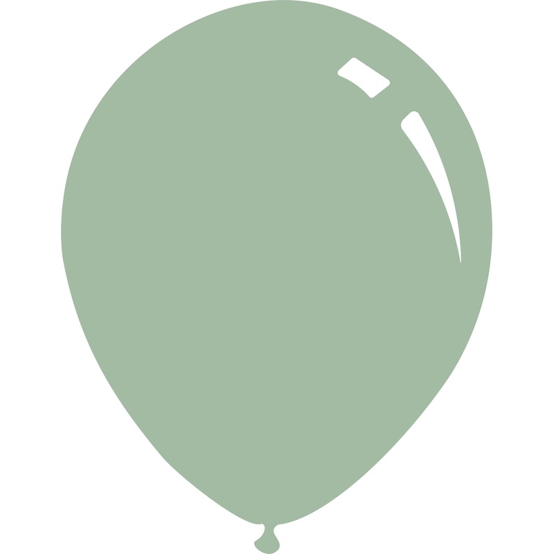 9" Deco Eucalyptus Decomex Latex Balloons (100 Per Bag)
