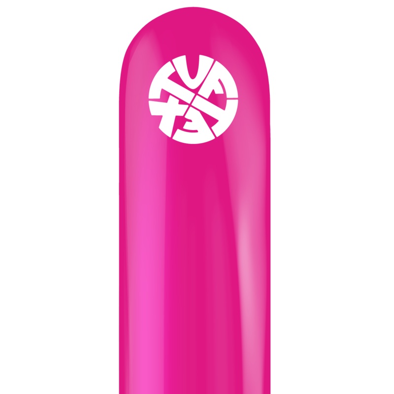 TT-260's Hot Pink Tuftex Brand Latex Balloons Twisting Animal Designer Balloons