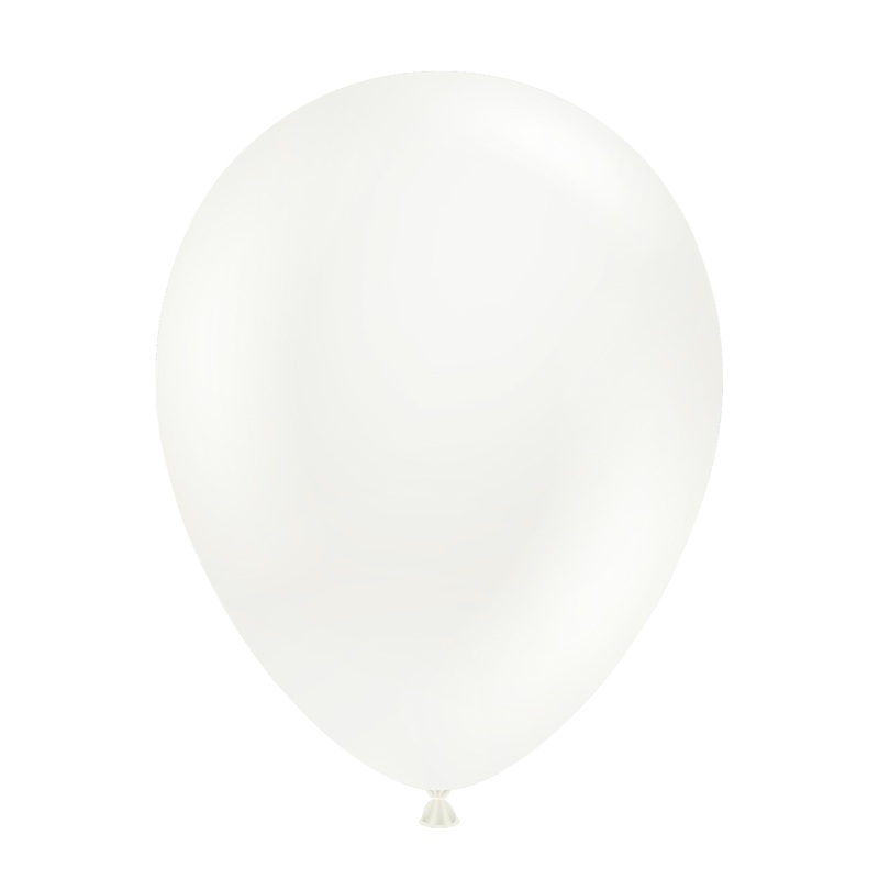 11" Standard White Tuftex Latex Balloons (100 Per Bag)
