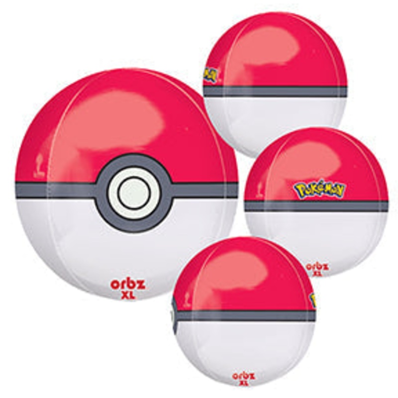 16" Pokeball Orbz XL Balloon Pokemon