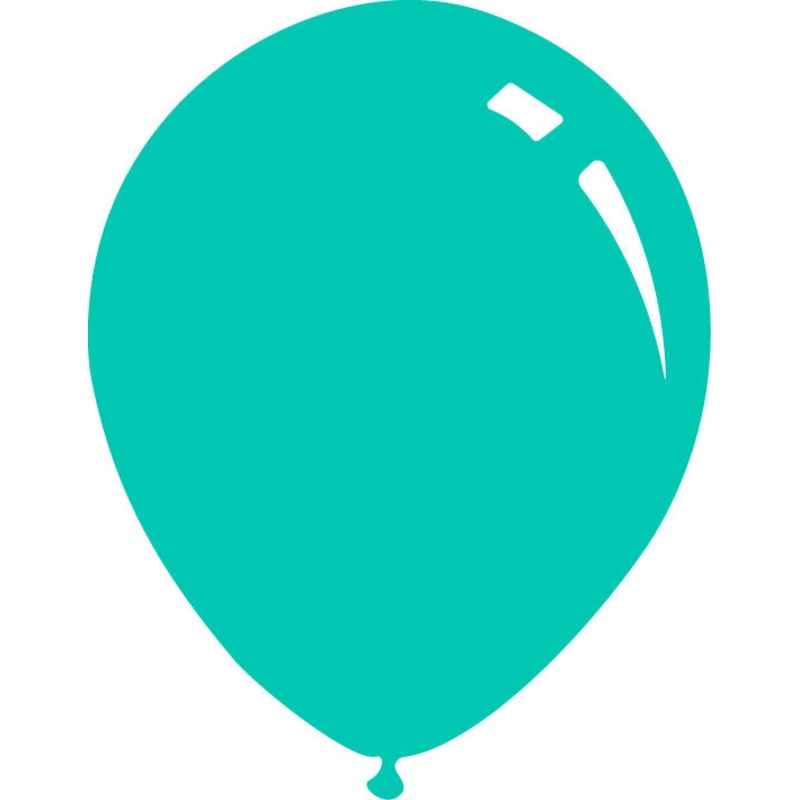 18" Deco Pine Tree Green Decomex Latex Balloons (25 Per Bag)