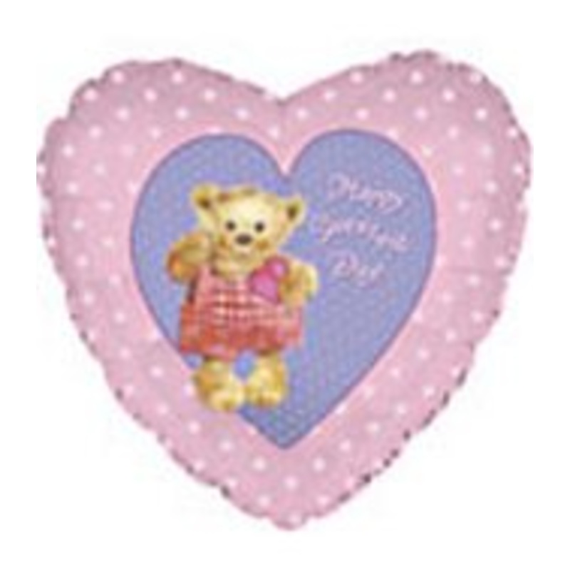 18" Happy Sweetest Day Bear Balloon