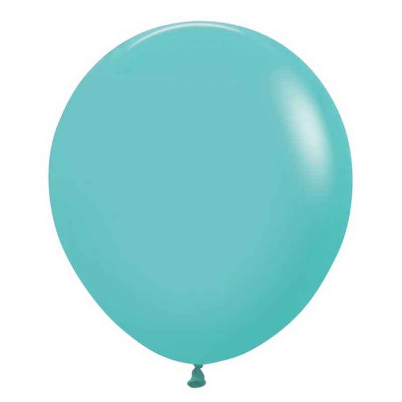 18" Sempertex Latex Balloons (25 Per Bag) Fashion Robin's Egg Blue