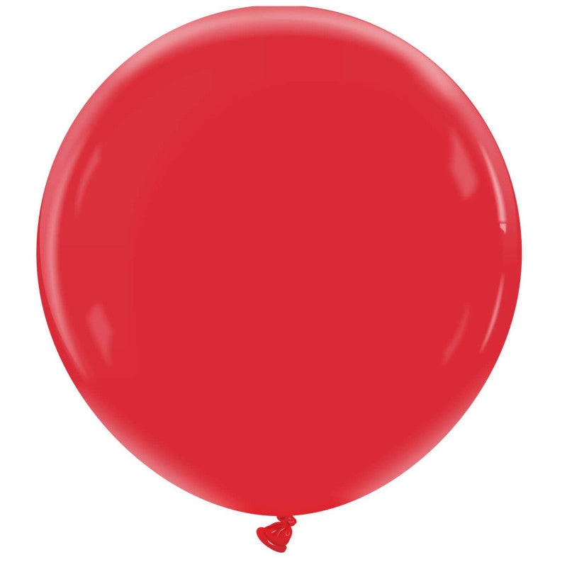36" Cattex Brand Premium Cherry Red Latex Balloons