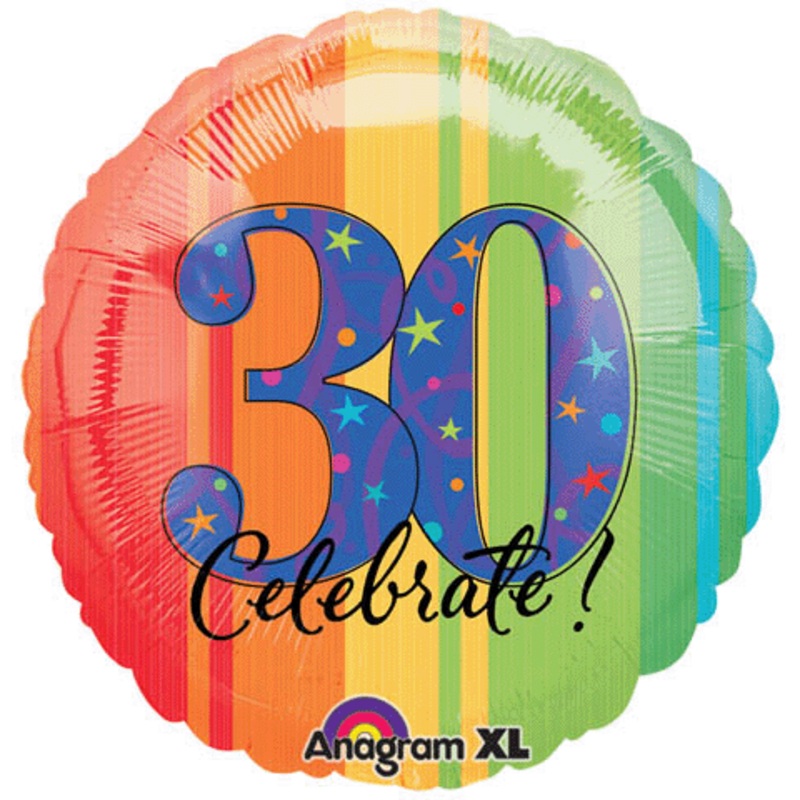 18" ATP A Year to Celebrate 30 Balloon