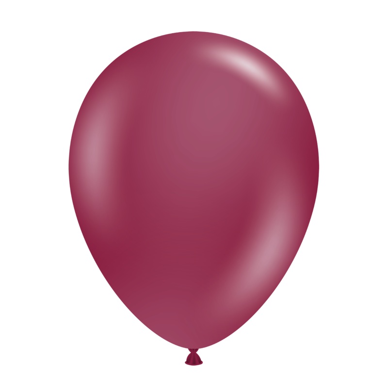 24" Sangria Tuftex Latex Balloons Designer Balloons (3 Per Bag)